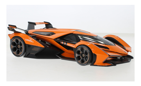 Maisto 36454ORANGE Lamborghini Vision GranTurismo V12, orange/carbon, 2021 1:18