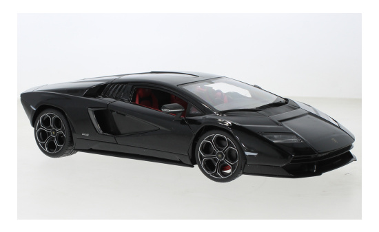 Maisto 31459BLACK Lamborghini Countach LPI 800-4, schwarz, 2021 1:18