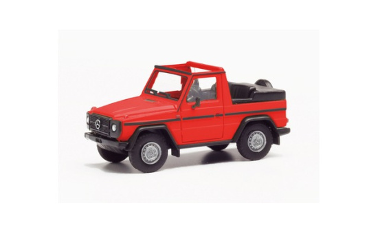 Herpa 420860-002 Mercedes-Benz G-Modell Cabrio, rot 1:87