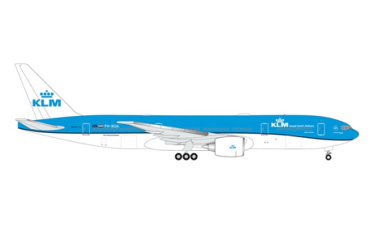 Herpa 537056 KLM Boeing 777-200 PH-BQA 