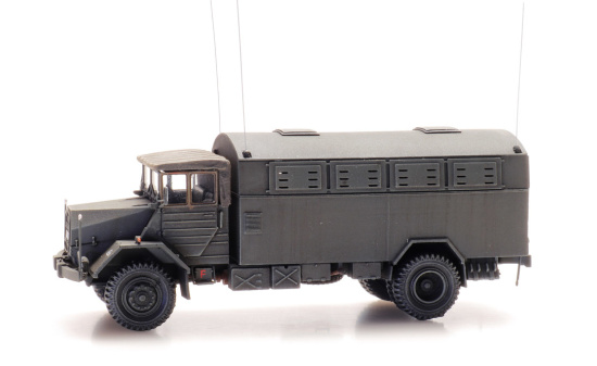 Artitec 6870417 MAN 630 L2 A met Fernmelde Kofferaufbau Bundeswehr 1:87