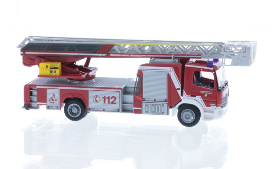Rietze 71664 Magirus DLK Atego ´19 L-AS FW Korntal-Münchingen, 1:87 1:87