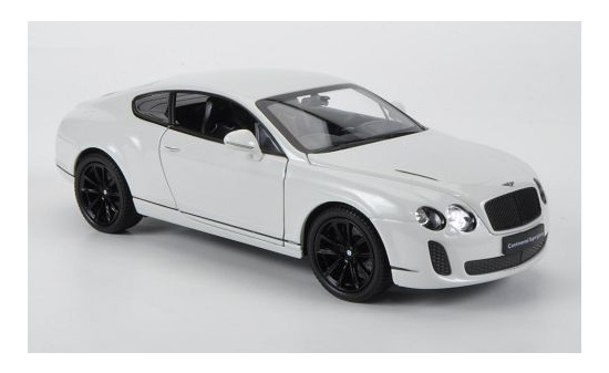 Welly WEL24018WHITE Bentley Continental Supersports - weiss - Vorbestellung 1:24