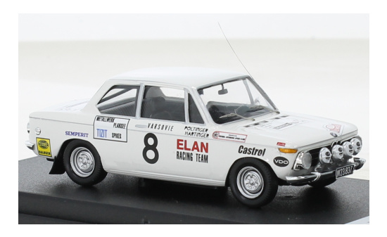 Trofeu RRFR60 BMW 2002 Ti, No.8, Rallye Monte Carlo, W.Pöltinger/H.Hartinger, 1971 1:43