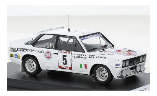 Trofeu RRFR59 Fiat 131 Abarth, No.5, Rallye WM, Tour de Corse, B.Darniche/A.Mahe, 1980 1:43