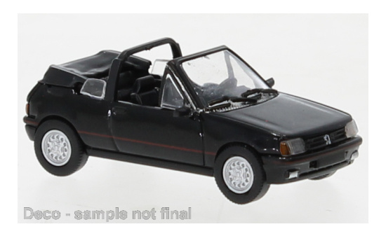 PCX87 PCX870503 Peugeot 205 Cabriolet, schwarz, 1986 1:87