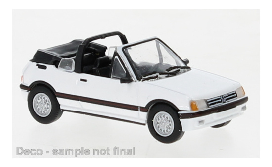 PCX87 PCX870501 Peugeot 205 Cabriolet - weiss 1:87