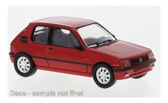 PCX87 PCX870505 Peugeot 205 GTI, rot, 1984 1:87