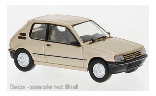 PCX87 PCX870507 Peugeot 205, metallic-beige, 1984 1:87