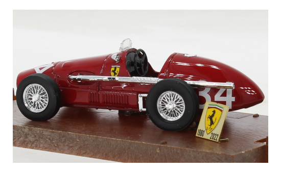 Brumm S2303 Ferrari 500 F2, metallic-rot, No.34, Formel 2, A.Ascari, 1952 1:43