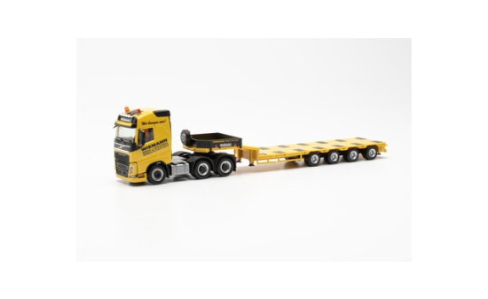 Herpa 953085 Volvo FH Gl. Semitieflade-Sattelzug 