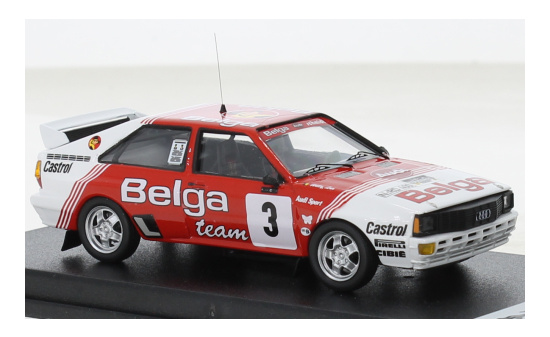 Trofeu RRBE48 Audi quattro, No.3, Belga, Haspengouw Rallye, M.Duez/W.Lux, 1983 1:43