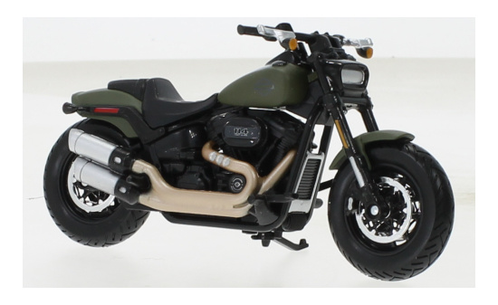 Maisto 20-21854 Harley Davidson Fat Bob 114, oliv, ohne Vitrine, 2022 1:18