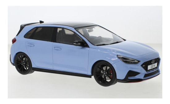 MCG 18374 Hyundai i30 N, hellblau, 2021 1:18