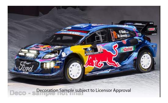 IXO RAM89322 Ford Puma Rally1, No.8, M-Sport Ford World Rally Team, Red Bull, Rallye WM, Rallye Schweden, O.Tanak/M.Jarveoja, 2023 1:43