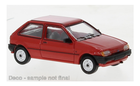 PCX87 PCX870461 Ford Fiesta MK III , rot, 1989 - Vorbestellung 1:87