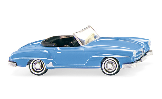 Wiking 025002 MB 190 SL Cabrio - hellblau 1:87