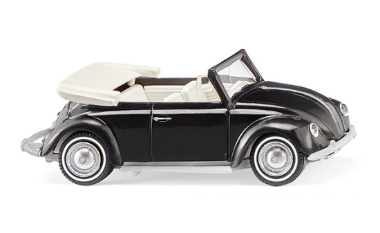 Wiking 079406 VW Käfer 1200 Cabrio - schwarz 1:87