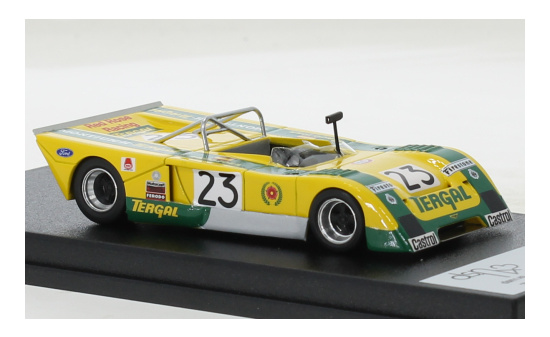 Trofeu DSN-111 Chevron B21, RHD, No.23, Red Rose Racing, Vila Real, P.Josa, 1974 1:43