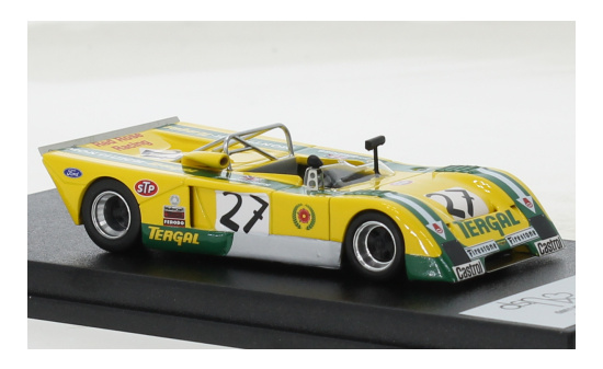 Trofeu DSN-112 Chevron B21, RHD, No.27, Red Rose Racing, Vila Real, J.Bridges, 1974 1:43