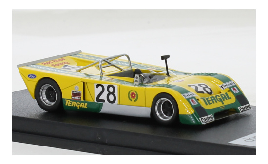 Trofeu DSN-113 Chevron B21, RHD, No.28, Red Rose Racing, Vila Real, J.Juncadella, 1974 1:43
