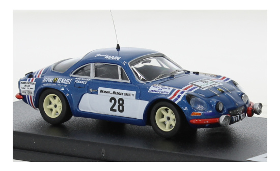 Trofeu RRIR14 Alpine Renault A110, No.28, Circuit of Irland, A.Boyd/F.Main, 1977 1:43