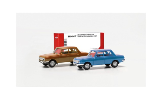 Herpa 013918 MiniKit 2 x Wartburg 353 '66 1:87