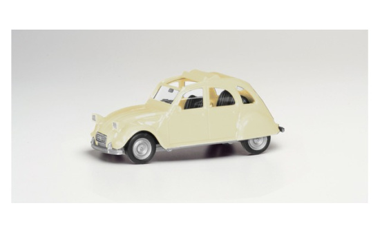 Herpa 020824-007 Citroen 2 CV Rolldach offen, elfenbein 1:87