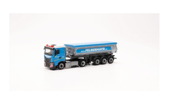 Herpa 316569 Iveco S-Way ND Rundmulden-Sattelzug 