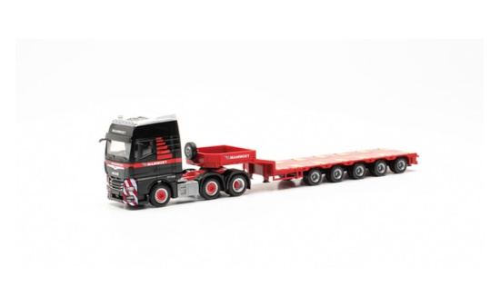 Herpa 316934 MAN TGX GX 6x2 Semitieflade-Sattelzug 