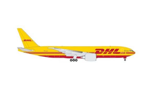 Herpa 537032 DHL Aviation Boeing 777F D-AALT 1:500