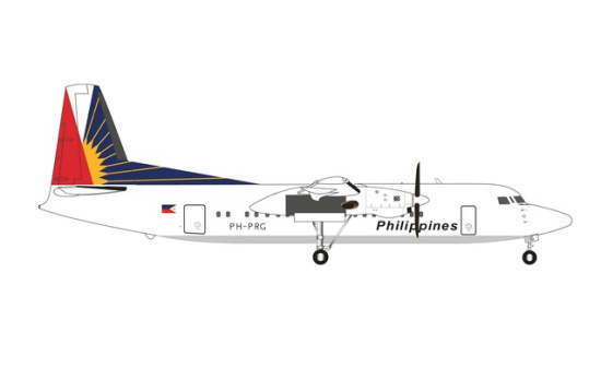 Herpa 572811 Philippine Airlines Fokker 50 PH-PRG 1:200