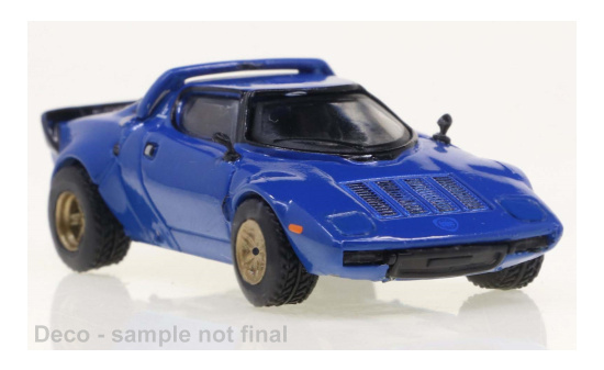 Brekina 29652 Lancia Stratos HF, blau, 1975 1:87