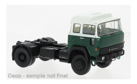 Brekina 83282 Magirus 310 D 16 SZM, weiss/dunkelgrün, 1974 1:87