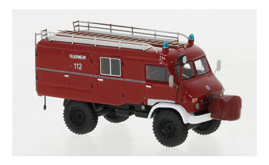 BoS-Models 87787 Mercedes Unimog 404 S LF8, rot/schwarz, 1962 1:87