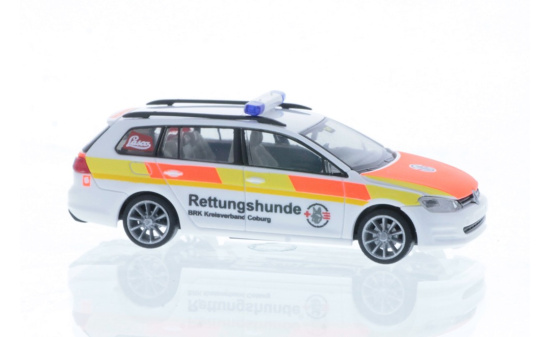 Rietze 53324 Volkswagen Golf 7 Variant Rettungshundestaffel Coburg , 1:87 1:87