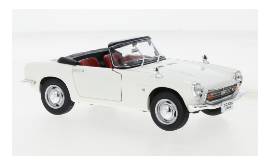 WhiteBox 124184-O Honda S800, weiss, RHD, 1966 1:24