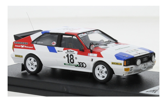 Trofeu RRCI06 Audi quattro, No.18, Rallye WM, Rallye Bandama, A.Choteau/P-Y.Burel, 1981 1:43