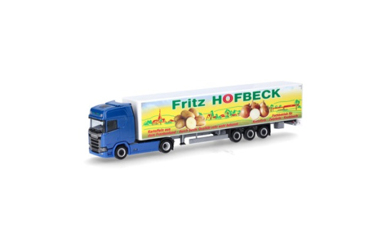 Herpa 953306 Scania CR 20 HD Koffersattelzug 