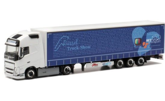 Herpa 954051 Volvo FH Gl. 20 Lowliner-Gardinenplanen Sattelzug 