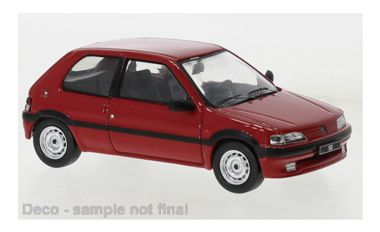 IXO CLC523N22 Peugeot 106 XSI Le Mans, metallic-rot, 1993 1:43