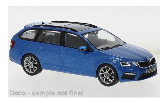 IXO CLC518N22 Skoda Octavia (III) RS Combi, metallic-blau, 2017 1:43