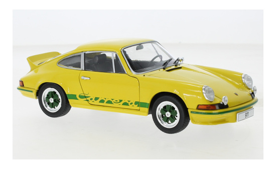 WhiteBox 124189 Porsche 911 Carrera 2.7 RS, gelb/grün, 1972 1:24