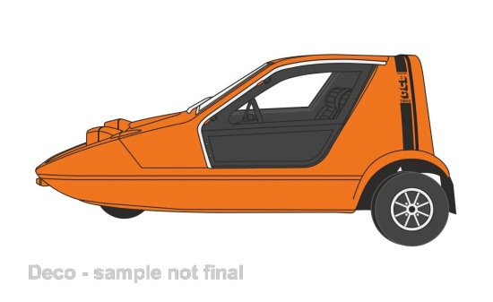 Oxford OXF76BUG001 Bond Bug - orange 1:76