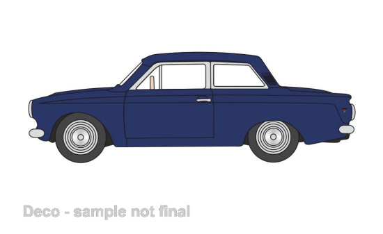 Oxford OXF76COR1010 Ford Cortina MKI - dunkelblau 1:76