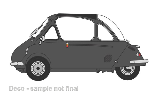 Oxford OXF18HE005 Heinkel Trojan - grau 1:18