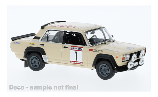 IXO RAC42822 Lada 2105 VFTS, No.1, Rally Baltic, V.Soots/T.Putmaker, 1984 1:43