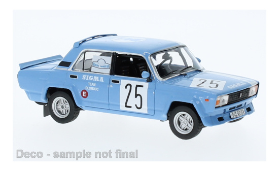 IXO RAC43022 Lada 2105 VFTS, No.25, Rally Pribram, V.Chlustina/M.Hrbek, 1986 1:43