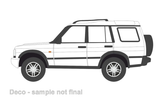 Oxford OXF76LRD2004 Land Rover Discovery 2 - weiss 1:76
