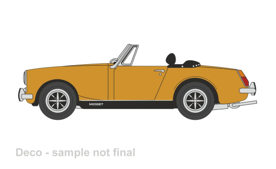 Oxford OXF76MGM002 MG Midget MkIII - dunkelgelb - Vorbestellung 1:76